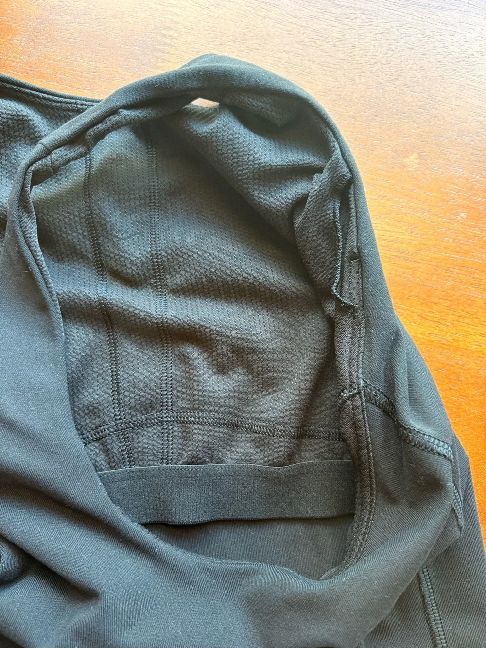 Athleta Girl - black tank top with built in bra